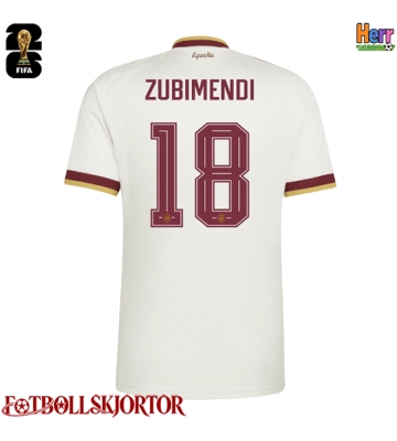 Spanien Martin Zubimendi #18 Bortatröja VM 2026 Kortärmad